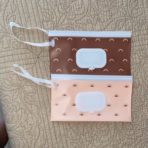 Kids Travel Wipe Pouch - Set of 2